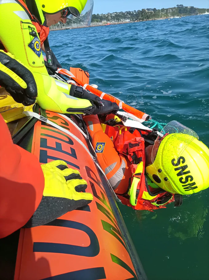 Intervention en mer